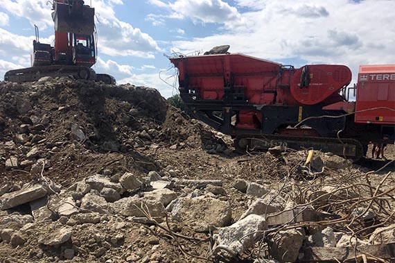 concasare cu utilaje profesionale